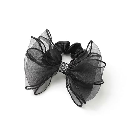 Sehuby Haargummi aus Netzstoff, Strass, elastisch, praktisches Haar-Accessoire für Damen, Mädchen, Sport, Party, Haargummi Sehuby Haargummi aus Netzstoff, Strass, elastisch, praktisches Haar-Accessoire für Damen, Mädchen, Sport, Party, Haargummi von Sehuby