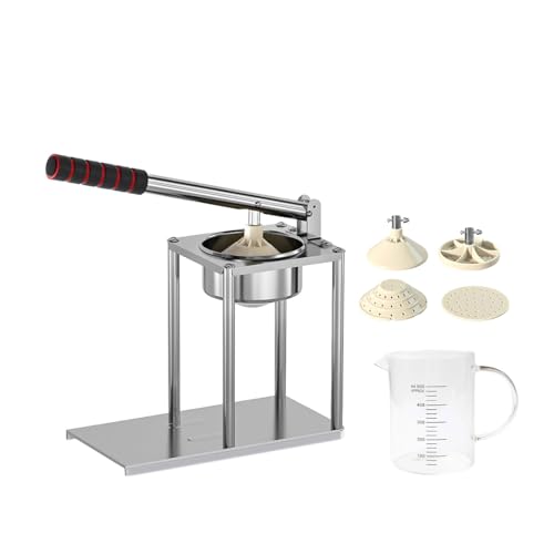 Sehuby Manuelle Premium-Obstpresse mit 500 ml Messbecher und flachem Sieb, Mehrzweck-Obstpresse mit Sieb Sehuby Manuelle Premium-Obstpresse mit 500 ml Messbecher und flachem Sieb, Mehrzweck-Obstpresse mit Sieb von Sehuby