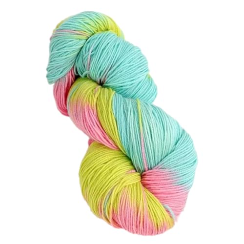 Sehuby Mehrfarbiges Wollgarn, buntes Regenbogengarn, handgefertigtes Garn, weiche Strickgarne, Nähzubehör für Strickbegeisterte Sehuby Mehrfarbiges Wollgarn, buntes Regenbogengarn, handgefertigtes Garn, weiche Strickgarne, Nähzubehör für Strickbegeisterte von Sehuby