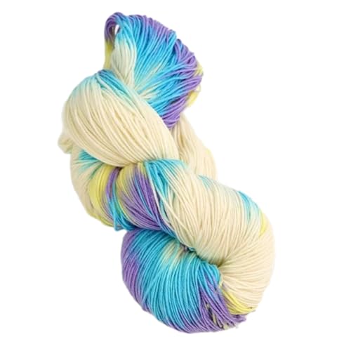 Sehuby Mehrfarbiges Wollgarn, buntes Regenbogengarn, handgefertigtes Garn, weiche Strickgarne, Nähzubehör für Strickbegeisterte Sehuby Mehrfarbiges Wollgarn, buntes Regenbogengarn, handgefertigtes Garn, weiche Strickgarne, Nähzubehör für Strickbegeisterte von Sehuby