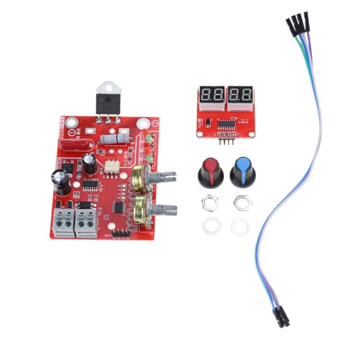 Sehuby Spots Welder Control Board 40A/100A Punkte Schweißgerät Steuerplatine Spots Schweißer Einstellbare Zeitstromregler Sehuby Spots Welder Control Board 40A/100A Punkte Schweißgerät Steuerplatine Spots Schweißer Einstellbare Zeitstromregler von Sehuby