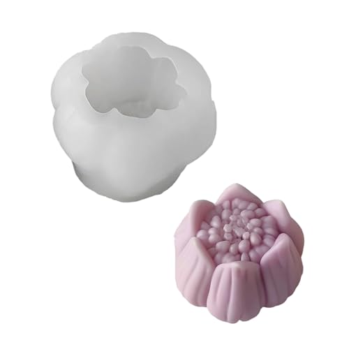 Silikonform mit Blumenduft, stabile Silikonform zum Basteln von Pfingstrosen und mehr von Sehuby