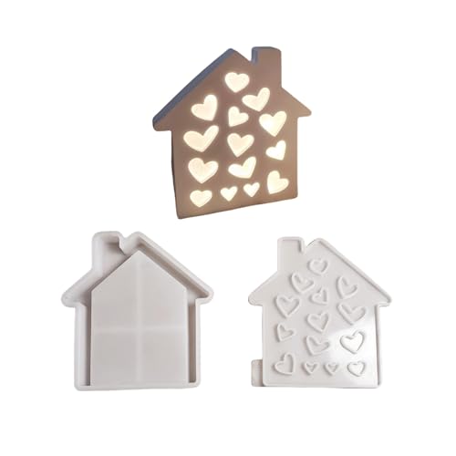 Silikonformen für Kaminhaus, Epoxidharz, Handarbeit, Textur, Basteln, Formen für Ornamente, 2 Stück von Sehuby