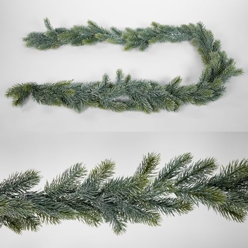 Seidenblumen Roß Tannengirlande Kunststoff 175cm Schneeoptik DP künstliche Girlande Tanne 100% PE Spritzguss Seidenblumen Roß Tannengirlande Kunststoff 175cm Schneeoptik DP künstliche Girlande Tanne 100% PE Spritzguss von Seidenblumen Roß