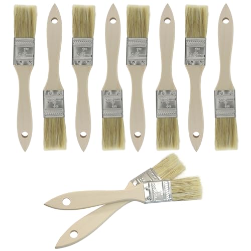Seimneire Splitter-Pinsel, 2,5 cm, Naturborsten, Holzbeizen, Pinsel-Set zum Zeichnen, Färben, Basteln, 10 Stück Seimneire Splitter-Pinsel, 2,5 cm, Naturborsten, Holzbeizen, Pinsel-Set zum Zeichnen, Färben, Basteln, 10 Stück von Seimneire
