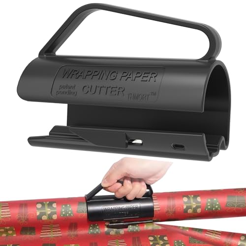 SEKESOER Geschenkpapierschneider, Geschenkpapier Schneider für Rollen, Wrap Slice für Rollen, Geschenkpapier Cutter, Geschenkpapier Abroller, Wrapping Paper Cutter von Sekesoer