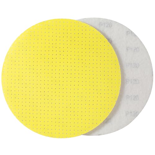 Selead Schleifpapier 225mm Klett Dauerhafte Schleifpads 25 Stück Korn 120 Schleifscheiben Perforiert Schleifblätter Round f. Trockenbauschleifer Schleifgiraffe Deckenschleifer Selead Schleifpapier 225mm Klett Dauerhafte Schleifpads 25 Stück Korn 120 Schleifscheiben Perforiert Schleifblätter Round f. Trockenbauschleifer Schleifgiraffe Deckenschleifer von Selead