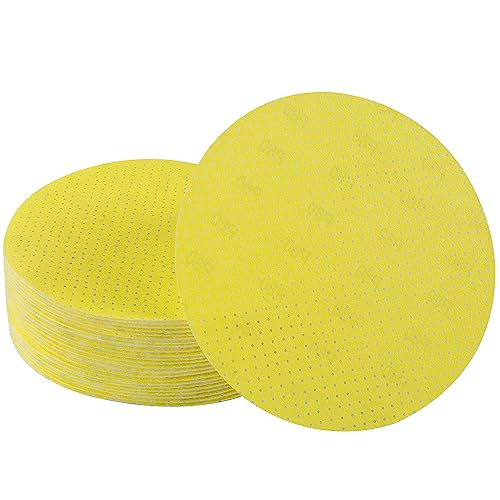 Selead Schleifpapier 225mm Klett Dauerhafte Schleifpads 25 Stück Korn 80 Schleifscheiben Perforiert Schleifblätter Round f. Trockenbauschleifer Schleifgiraffe Deckenschleifer Selead Schleifpapier 225mm Klett Dauerhafte Schleifpads 25 Stück Korn 80 Schleifscheiben Perforiert Schleifblätter Round f. Trockenbauschleifer Schleifgiraffe Deckenschleifer von Selead