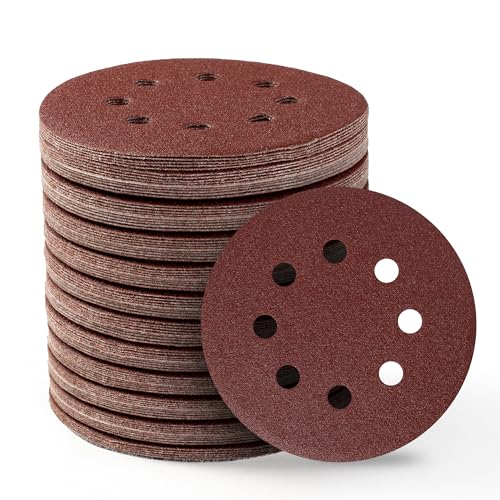 Selead 110 Stück Schleifpapier 125mm Klett Profi 8-Loch Schleifscheiben Körnungen P100 Schleifpapier Rund für Exzenterschleifer Selead 110 Stück Schleifpapier 125mm Klett Profi 8-Loch Schleifscheiben Körnungen P100 Schleifpapier Rund für Exzenterschleifer von Selead