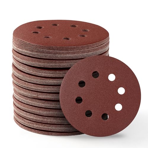 Selead 110 Stück Schleifpapier 125mm Klett Profi 8-Loch Schleifscheiben Körnungen P150 Schleifpapier Rund für Exzenterschleifer Selead 110 Stück Schleifpapier 125mm Klett Profi 8-Loch Schleifscheiben Körnungen P150 Schleifpapier Rund für Exzenterschleifer von Selead
