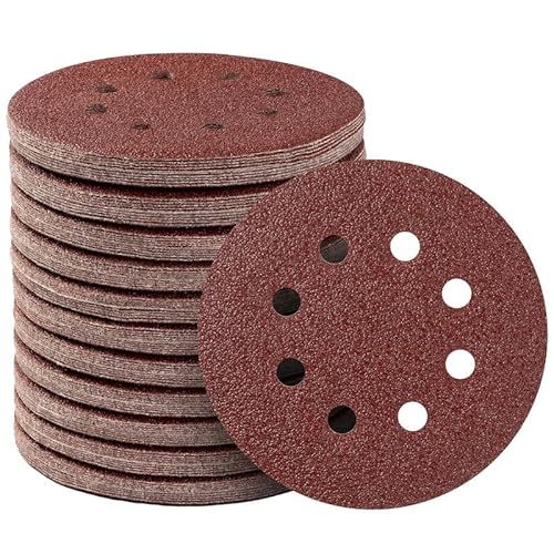 Selead 120 Stück Schleifpapier 125mm Klett Profi 8-Loch Schleifscheiben Körnungen P40–400 Schleifpapier Rund für Exzenterschleifer Selead 120 Stück Schleifpapier 125mm Klett Profi 8-Loch Schleifscheiben Körnungen P40–400 Schleifpapier Rund für Exzenterschleifer von Selead