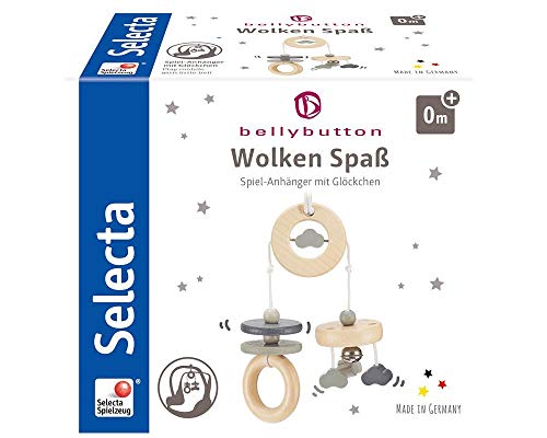 Selecta 64005 Wolken Spaß, Minitrapez - bellybutton, grau, 15,5 cm von Selecta