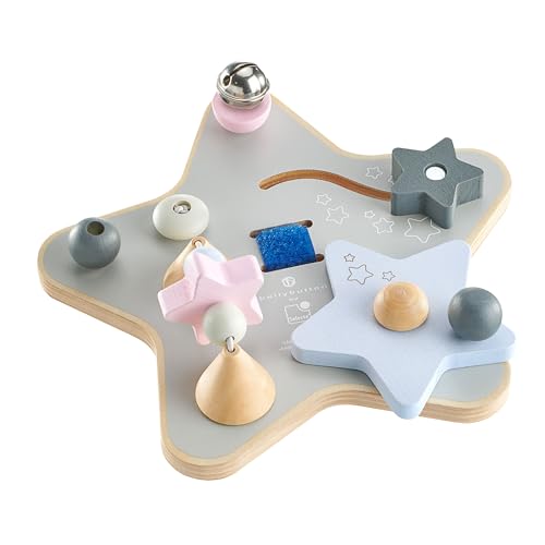 Selecta 64029 Sternchenspiel, Mobiles Erlebnisbrett, Motorikspielzeug aus Holz, 19 cm, Bellybutton Selecta 64029 Sternchenspiel, Mobiles Erlebnisbrett, Motorikspielzeug aus Holz, 19 cm, Bellybutton von Selecta
