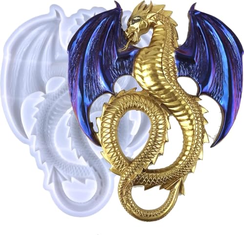 Selecto Bake 3D-Drachen-Tier-Silikonformen, große Harzform, Epoxidharz-Formen, DIY-Harzguss für Wandbehang, Tür, DIY, Handwerk für Heimdekoration, Ornamente Selecto Bake 3D-Drachen-Tier-Silikonformen, große Harzform, Epoxidharz-Formen, DIY-Harzguss für Wandbehang, Tür, DIY, Handwerk für Heimdekoration, Ornamente von Selecto Bake