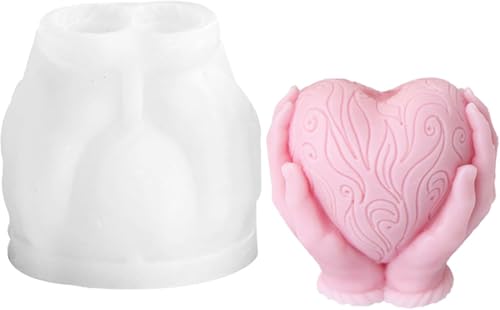 Selecto Bake Kerze 1 Form, 3D Herz Kerze Form Seifenform, DIY Casting Handwerk Epoxidharz Formen Silikon, Perfekt für Heimdekoration, Hochzeiten und Valentinstag Muttertag Selecto Bake Kerze 1 Form, 3D Herz Kerze Form Seifenform, DIY Casting Handwerk Epoxidharz Formen Silikon, Perfekt für Heimdekoration, Hochzeiten und Valentinstag Muttertag von Selecto Bake