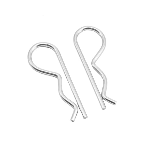SellGood 1/20 Stück Federsplinte aus Kohlenstoffstahl Typ R M1 M1.2 M1.6 M1.8 M2 M2.5 M3 M4 M5 Wellenform-Split-Clip-Klemme Traktorstift für Auto Befestigungsschrauben(5pcs 3.5x75mm) von SellGood