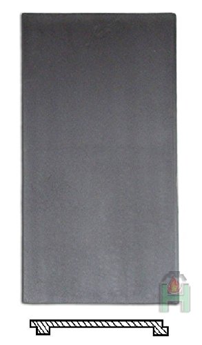 Gussplatte Ofenplatte Gusseisen Ringset Cast Iron Herdring Platte 630x325mm (P3 glatt 630x325mm) von Sellon24