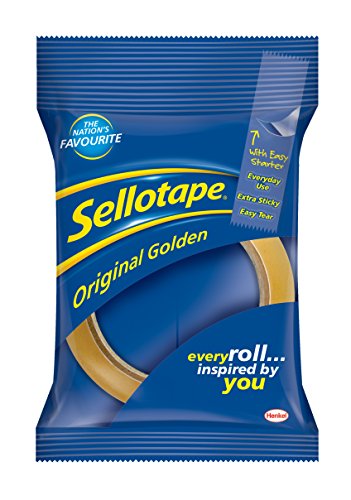 Sellotape 1443259 Original Klebeband, goldfarben von Sellotape