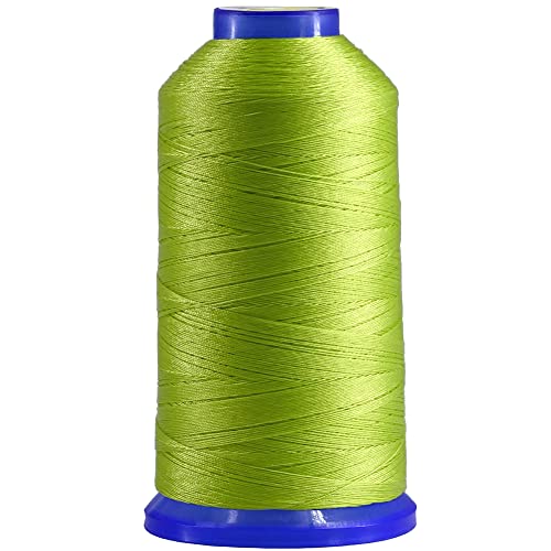 Selric [1300 Yards / 26 Colors Available] Tex 90 Bonded Nylon Thread for Leather Sewing 280D/3 T90#92 Heavy Duty Polsterfaden für Leder and Other Heavy Fabric (Fresh Green) von Selric