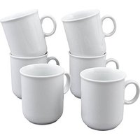 Seltmann Weiden Kaffeebecher Compact weiß 0,25 l 6-tlg. von Seltmann Weiden