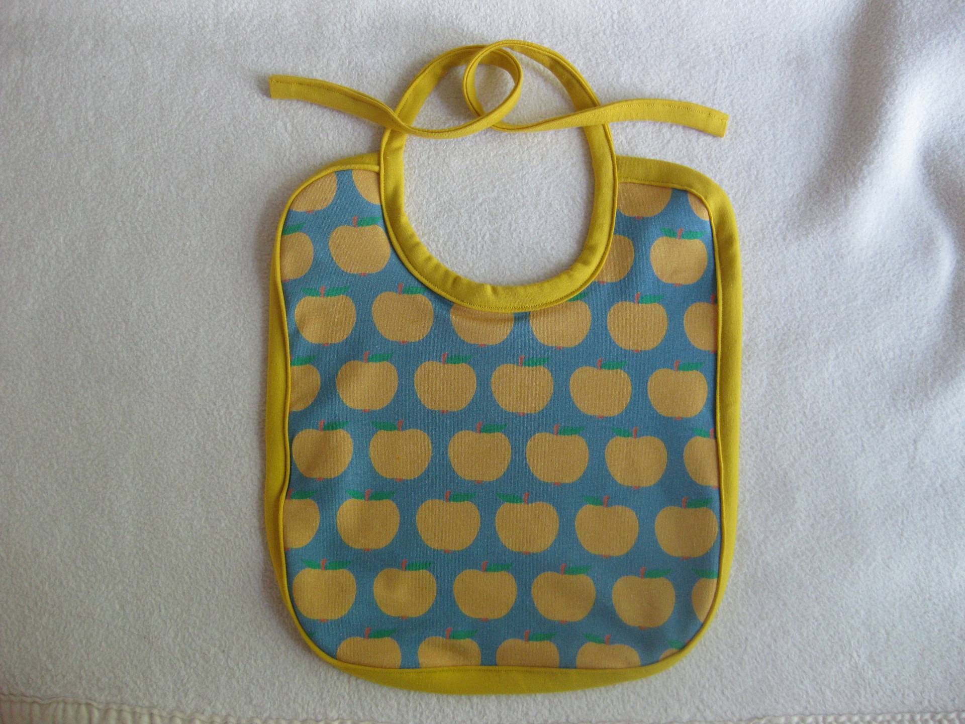 Bio Baby Lätzchen Äpfel, Frottee Rückseite, Kinder, Latz Bio Baby Lätzchen Äpfel, Frottee Rückseite, Kinder, Latz von Sembini