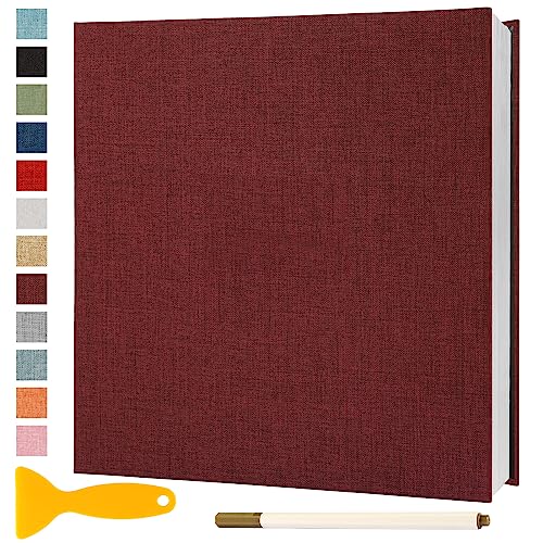 Fotoalbum Selbstklebend 28x27 Groß Fotoalbum Zum Einkleben Scrapbook Selbstgestalten Photo Album Fotobuch Hochzeit Gästebuch Baby Erinnerungsbuch Urlaub Briefmarkenalbum Geburtstag, 40 Seiten Rot Fotoalbum Selbstklebend 28x27 Groß Fotoalbum Zum Einkleben Scrapbook Selbstgestalten Photo Album Fotobuch Hochzeit Gästebuch Baby Erinnerungsbuch Urlaub Briefmarkenalbum Geburtstag, 40 Seiten Rot von Semfalbuums