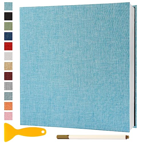 Fotoalbum Selbstklebend 33x32 Groß Fotoalbum Zum Einkleben Scrapbook Selbstgestalten Photo Album Fotobuch Hochzeit Gästebuch Baby Erinnerungsbuch Urlaub Briefmarkenalbum Geburtstag, 60 Seiten Hellblau Fotoalbum Selbstklebend 33x32 Groß Fotoalbum Zum Einkleben Scrapbook Selbstgestalten Photo Album Fotobuch Hochzeit Gästebuch Baby Erinnerungsbuch Urlaub Briefmarkenalbum Geburtstag, 60 Seiten Hellblau von Semfalbuums