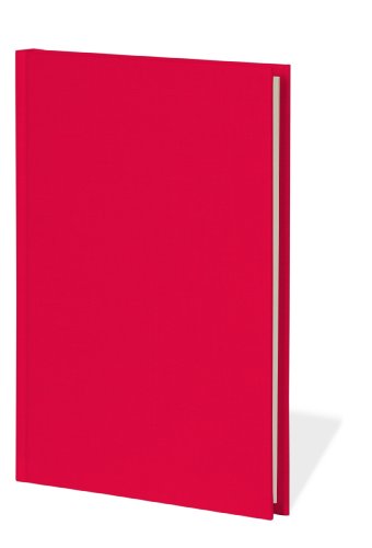 Semikolon 351216 - Notizbuch Classic A5 blanko - 160 Seiten, cremeweißes Papier – Lesezeichen – red rot von Semikolon