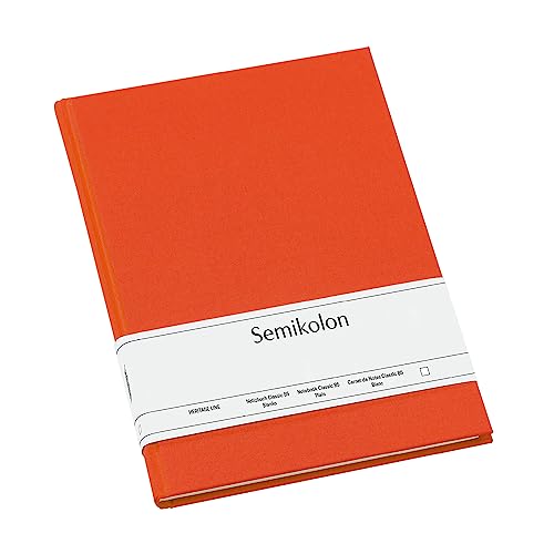 Semikolon 351290 - Notizbuch Classic B5 blanko - 176 Seiten, cremeweißes Papier - Lesezeichen - orange orange Semikolon 351290 - Notizbuch Classic B5 blanko - 176 Seiten, cremeweißes Papier - Lesezeichen - orange orange von Semikolon