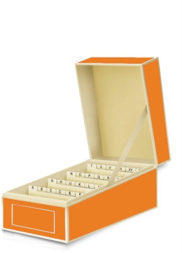 Semikolon 352648 Visitenkartenbox - alphabetisches Register - 10,5 x 18 x 8,3 cm - Business-Card-Box - orange orange Semikolon 352648 Visitenkartenbox - alphabetisches Register - 10,5 x 18 x 8,3 cm - Business-Card-Box - orange orange von Semikolon