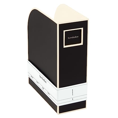 Semikolon 352736 Stehsammler A4 - Zeitschriften-Sammler, Dokumenten-Ordner, Format 10,5 x 26 x 31 cm - black schwarz Semikolon 352736 Stehsammler A4 - Zeitschriften-Sammler, Dokumenten-Ordner, Format 10,5 x 26 x 31 cm - black schwarz von Semikolon