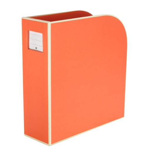 Semikolon 352749 Stehsammler A4 - Zeitschriften-Sammler, Dokumenten-Ordner, Format 10,5 x 26 x 31 cm - orange orange von Semikolon