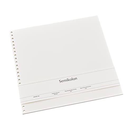 Semikolon 353074 Fotokarton 23-fach gelocht - für Foto-Mappe 23-Ring - 20 Blatt, Format: 30,5 x 29,5 cm - cremeweiß Semikolon 353074 Fotokarton 23-fach gelocht - für Foto-Mappe 23-Ring - 20 Blatt, Format: 30,5 x 29,5 cm - cremeweiß von Semikolon
