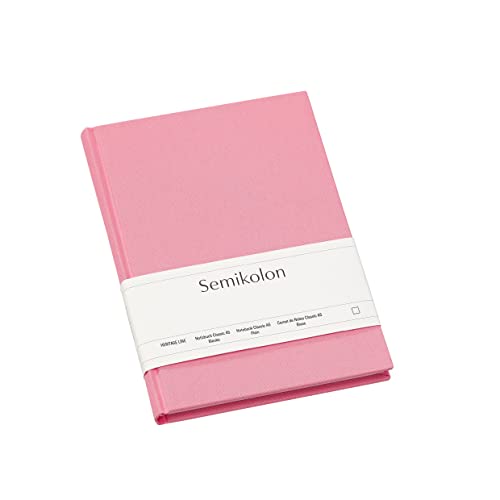 Semikolon 364084 - Notizbuch Classic A5 blanko - 176 Seiten, cremeweißes Papier - Lesezeichen - flamingo pink Semikolon 364084 - Notizbuch Classic A5 blanko - 176 Seiten, cremeweißes Papier - Lesezeichen - flamingo pink von Semikolon