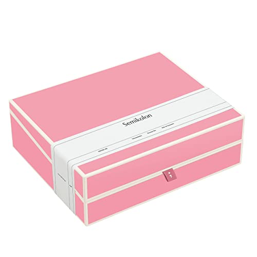 Semikolon 364103 Dokumentenbox – Aufbewahrungs-Box für Dokumente A4 – 31,5 x 26 x 10 cm – flamingo rosa Semikolon 364103 Dokumentenbox – Aufbewahrungs-Box für Dokumente A4 – 31,5 x 26 x 10 cm – flamingo rosa von Semikolon