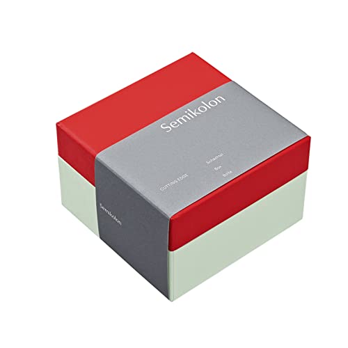 Semikolon 364863 Aufbewahrungsbox Cutting Edge L Format - 23,9 x 23,9 x 16,1 cm - Geschenkbox - rot-grün cherry pistachio Semikolon 364863 Aufbewahrungsbox Cutting Edge L Format - 23,9 x 23,9 x 16,1 cm - Geschenkbox - rot-grün cherry pistachio von Semikolon