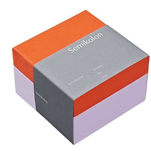 Semikolon 364872 Aufbewahrungsbox Cutting Edge L – 23,9 x 23,9 x 16,1 cm – Geschenkbox – orange-lila tangerine lavender Semikolon 364872 Aufbewahrungsbox Cutting Edge L – 23,9 x 23,9 x 16,1 cm – Geschenkbox – orange-lila tangerine lavender von Semikolon