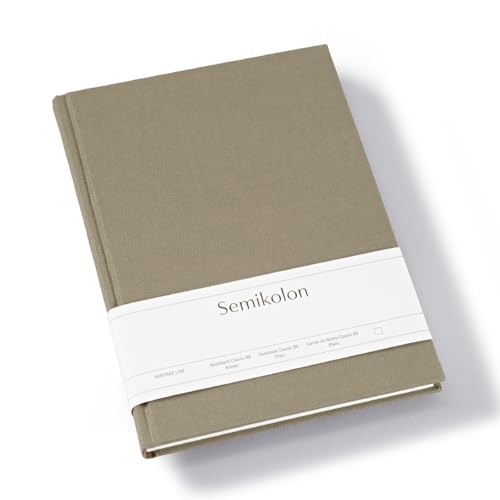 Semikolon 370054 - Notizbuch Classic B5 blanko - 176 Seiten, cremeweißes Papier - Lesezeichen - fango beige Semikolon 370054 - Notizbuch Classic B5 blanko - 176 Seiten, cremeweißes Papier - Lesezeichen - fango beige von Semikolon