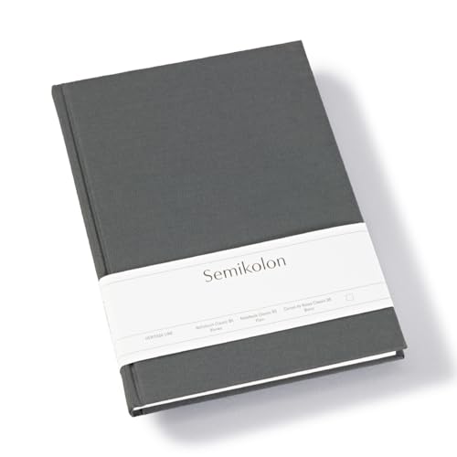 Semikolon 370056 - Notizbuch Classic B5 blanko - 176 Seiten, cremeweißes Papier - Lesezeichen - lava stone grau Semikolon 370056 - Notizbuch Classic B5 blanko - 176 Seiten, cremeweißes Papier - Lesezeichen - lava stone grau von Semikolon