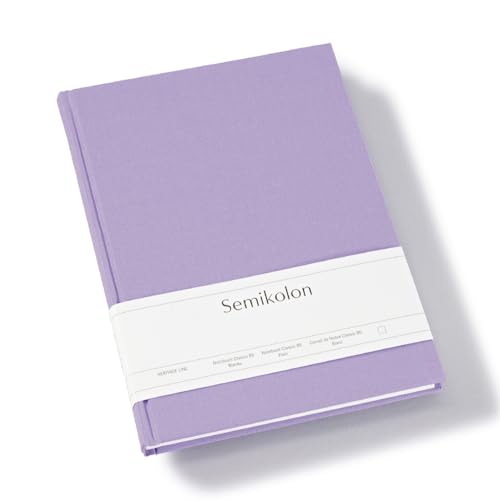 Semikolon 370057 - Notizbuch Classic B5 blanko - 176 Seiten, cremeweißes Papier - Lesezeichen - lilac silk lila Semikolon 370057 - Notizbuch Classic B5 blanko - 176 Seiten, cremeweißes Papier - Lesezeichen - lilac silk lila von Semikolon