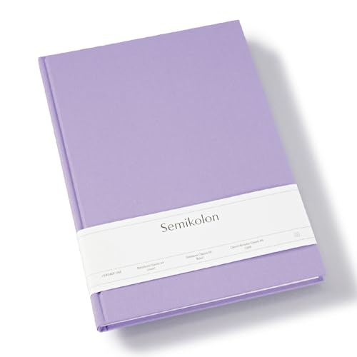 Semikolon 370065 - Notizbuch Classic A4 liniert - 176 Seiten, cremeweißes Papier - Lesezeichen - lilac silk lila Semikolon 370065 - Notizbuch Classic A4 liniert - 176 Seiten, cremeweißes Papier - Lesezeichen - lilac silk lila von Semikolon