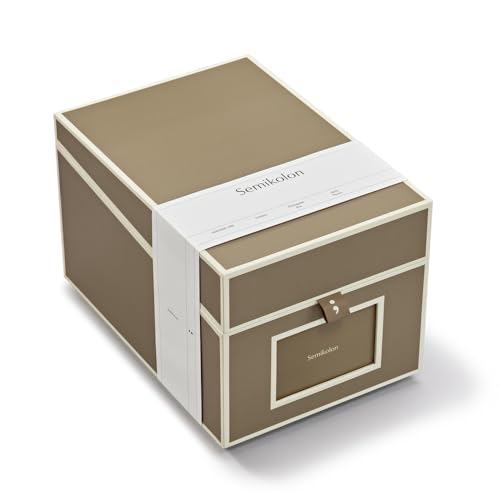 Semikolon 370079 CD- und Fotobox - 17,7 x 15,7 x 25,6 cm - für 10 x 15 cm Fotos - Cover fango beige Semikolon 370079 CD- und Fotobox - 17,7 x 15,7 x 25,6 cm - für 10 x 15 cm Fotos - Cover fango beige von Semikolon