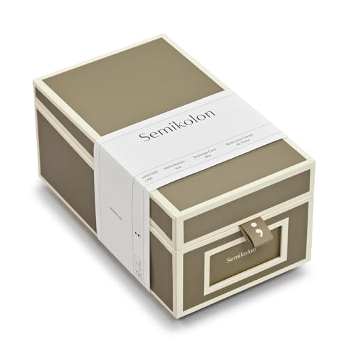 Semikolon 370083 Visitenkartenbox - alphabetisches Register - 10,5 x 18 x 8,3 cm - Business-Card-Box - fango beige Semikolon 370083 Visitenkartenbox - alphabetisches Register - 10,5 x 18 x 8,3 cm - Business-Card-Box - fango beige von Semikolon
