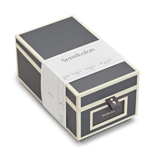 Semikolon 370085 Visitenkartenbox - alphabetisches Register - 10,5 x 18 x 8,3 cm - Business-Card-Box - lava stone grau Semikolon 370085 Visitenkartenbox - alphabetisches Register - 10,5 x 18 x 8,3 cm - Business-Card-Box - lava stone grau von Semikolon