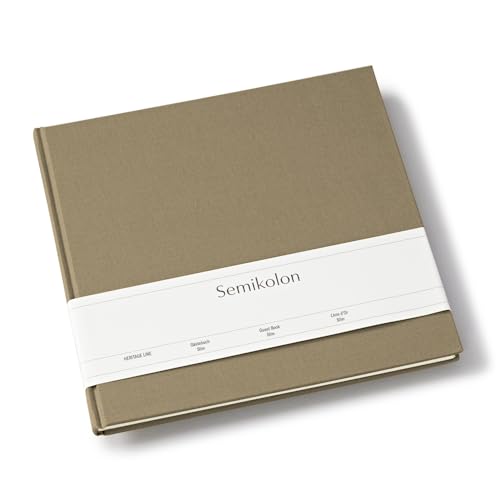 Semikolon 371088 Gästebuch Slim 25 x 23 cm - mit 100 blanko Seiten zum Selbstgestalten, Lesezeichen - fango beige Semikolon 371088 Gästebuch Slim 25 x 23 cm - mit 100 blanko Seiten zum Selbstgestalten, Lesezeichen - fango beige von Semikolon