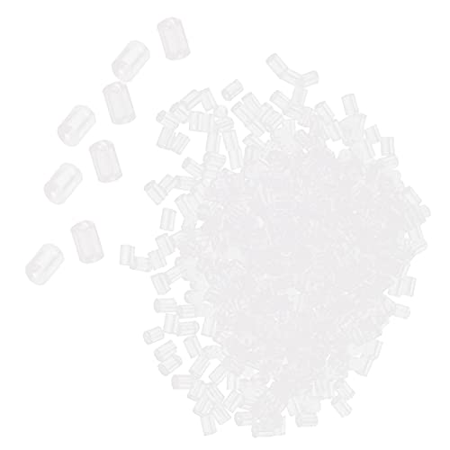 500-Pack-Weichzylinder-Silikonohrringe Rückenstopper, Transparente Ohrringe, die für DIY-Ohrringliebhaber und Hobbyisten Geeignet Sind von Semme