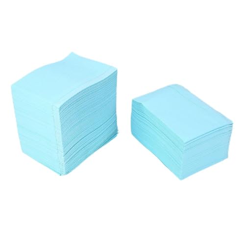 Einweg-wasserdichte Matte, 125Pcs auslaufsicher saubere Tischdecken Underpad Schönheit Salon Tattoo Protector Pad Blatt(Blau) von Semme