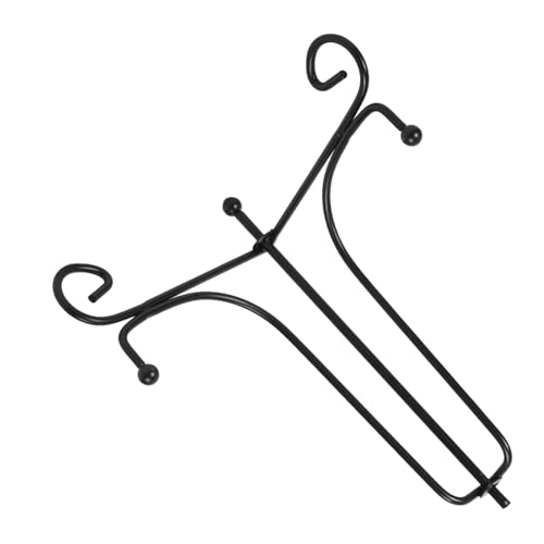 Semme Iron Easel Display Ständer für Fotorahmenschalenplatte, Black 4 "-12" (15,2 cm/6in) von Semme