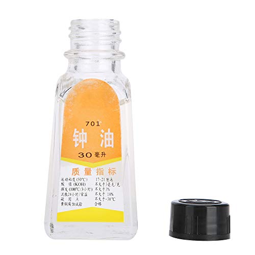 Uhröl, Watch Schmiermittelreinigung Reparaturwerkzeug Schmiermittelqualität Watch Oil -Wartung für Armbanduhr 30ml von Semme