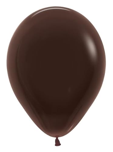 Deluxe Schokoladen-Latex-Ballon, rund, 27,9 cm, 25 Stück Deluxe Schokoladen-Latex-Ballon, rund, 27,9 cm, 25 Stück von Sempertex